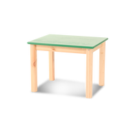 Leo Kinder Tisch | Spieltisch | Kiefer Massivholz | 100% Bio Massivholz
