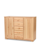 Vanessa Kommode Sideboard | Anrichte | 2-Türig mit 5-Schubladen | 100% Bio Massivholz