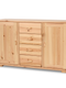 Vanessa Kommode Sideboard | Anrichte | 2-Türig mit 4-Schubladen | 100% Bio Massivholz