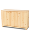 Claudia Kommode Sideboard | Anrichte | 3-Türig | 4-Regalfächern | 100% Bio Kiefer Massivholz