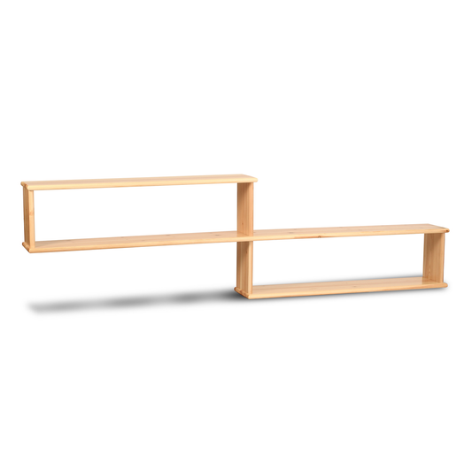 Leo Bücherregal / Wandregal | 100% Bio Kiefer Massivholz