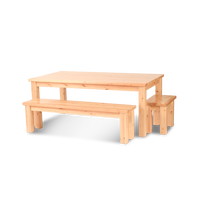 Vanessa Stuhl / Essbank 60-95-135-165 cm | 100% Bio Kiefer Massivholz