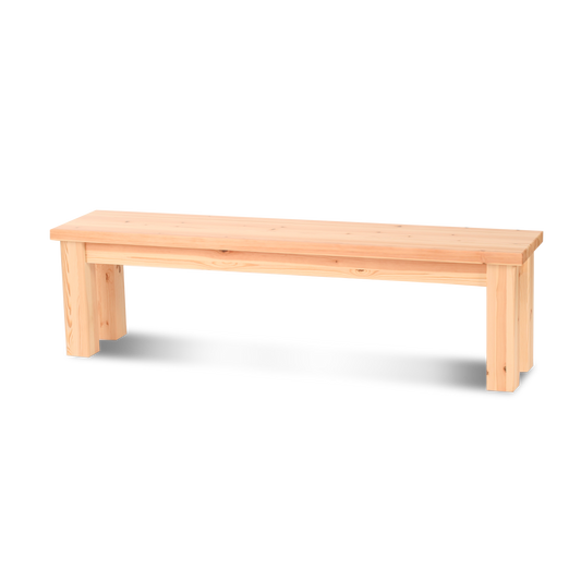 Vanessa Stuhl / Essbank 60-95-135-165 cm | 100% Bio Kiefer Massivholz