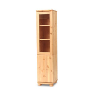 Claudia Buffetschrank Vitrine V.2 | 2-Türig | 100% Bio Kiefer Massivholz