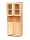 Claudia Buffetschrank Vitrine | 4-Türig | 100% Bio Kiefer Massivholz