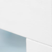 Bologna Elegante Massivholz Kiefer Spiegel 130x47 | Farbe weiß