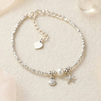 Armband aus 925er Sterling-Silber, Meeresliebe