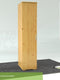 Nobis Kleiderschrank | 42 cm Tiefe 1-Türig mit Regale | 100% Bio Kiefer Massivholz