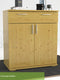 Nobis Kommode Sideboard | 1-Schublade | 2-Türig | 90cm hoch | 100% Bio Kiefer Massivholz