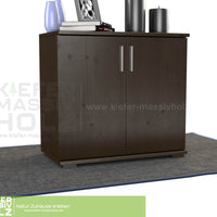 Nobis Kommode Sideboard | Anrichte | 2-Türig | 90cm hoch | 100% Bio Kiefer Massivholz