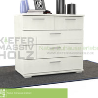 Nobis Kommode Sideboard | Anrichte | 5-Schubladen | 100% Bio Kiefer Massivholz