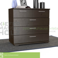 Nobis Kommode Sideboard | Anrichte | 5-Schubladen | 100% Bio Kiefer Massivholz