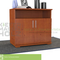 Nobis Kommode Sideboard | Anrichte | 2-Türig mit Regalfach | 100% Bio Kiefer Massivholz