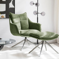 PARKER Loungesessel inkl. Hocker