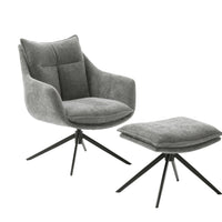PARKER Loungesessel inkl. Hocker