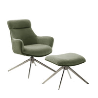 PELION Loungesessel inkl. Hocker