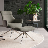PELION Loungesessel inkl. Hocker