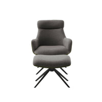 PELION Loungesessel inkl. Hocker