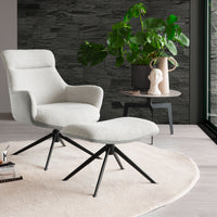 PELION Loungesessel inkl. Hocker