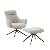PELION Loungesessel inkl. Hocker