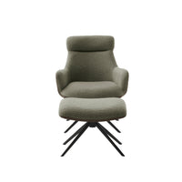 PELION Loungesessel inkl. Hocker