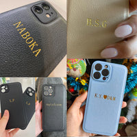 Personalised name case for iPhone models