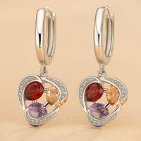 Schmuck Set aus 925er Sterling Silber, Rainbow Diamonds