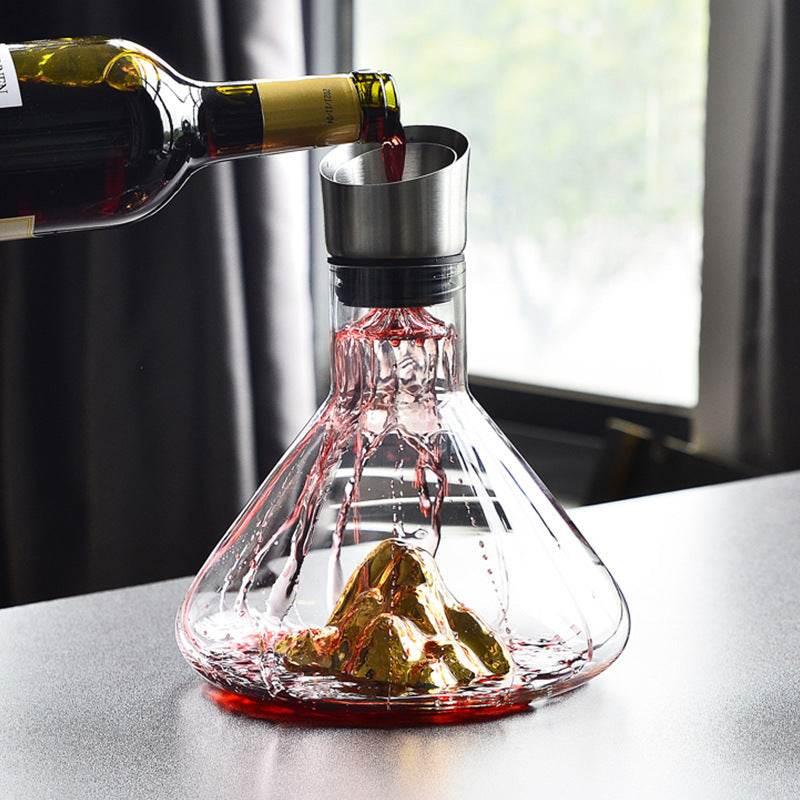 Edler Eisberg Wasserfall Rotwein Dekanter 1500ml (vier Varianten)