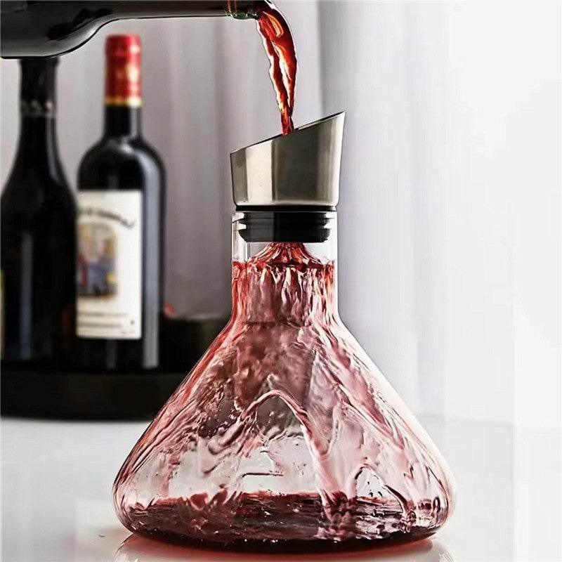 Edler Eisberg Wasserfall Rotwein Dekanter 1500ml (vier Varianten)