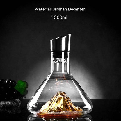 Edler Eisberg Wasserfall Rotwein Dekanter 1500ml (vier Varianten)