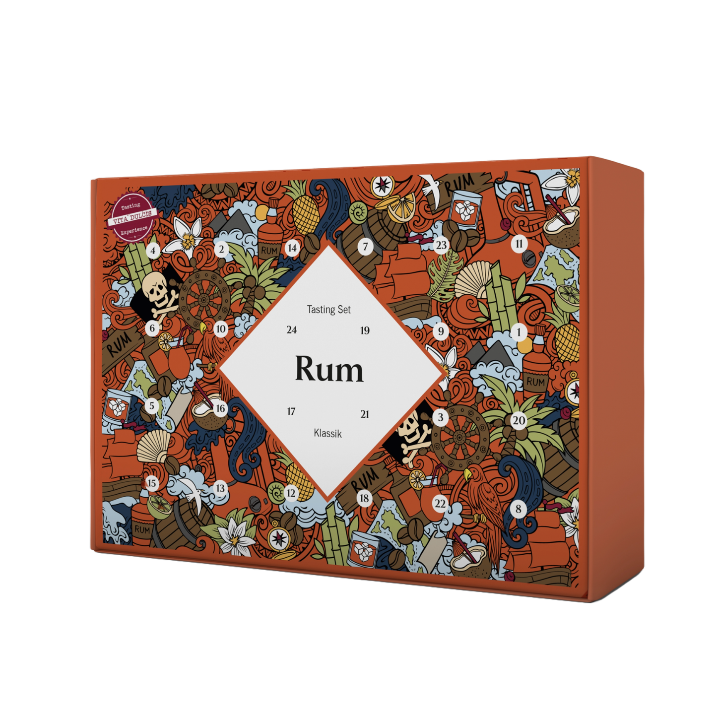 Rum Klassik Adventskalender - Edition 2025 - Vita Dulcis - 24 x 20 ml