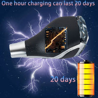 Universal Crystal lighting gear shift knob lever stick handball for cars lover
