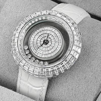 Women fashion crystal quartz wristwatch elegant bracelet ladies gift