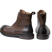 Handmade high quality soft leather boots in British style