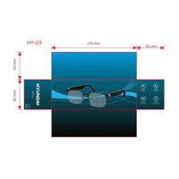 Smart AI Brille mit Echtzeit-Übersetzung in 144 Sprachen - Kabellose Bluetooth-Übersetzungsbrille