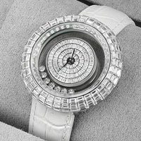 Women fashion crystal quartz wristwatch elegant bracelet ladies gift