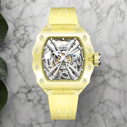 Haofa luminous crystal watch automatic mechanical timepiece