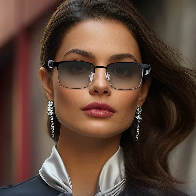 Smart AI Brille mit Echtzeit-Übersetzung in 144 Sprachen - Kabellose Bluetooth-Übersetzungsbrille