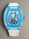 Bonest Gatti luxury automatic watch polar bear skeleton dial