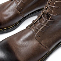 Handmade high quality soft leather boots in British style