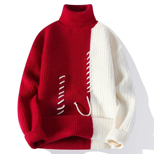 Autumn Knitted sweater fashion pullovers Loose arm