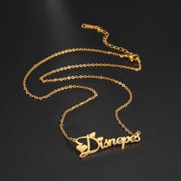 Your name on Necklace  Stainless Steel Jewelry