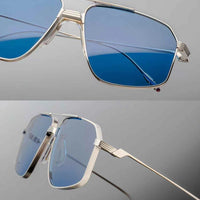 Jacques Marie Mage Jagger ultralight titanium square style sunglasses