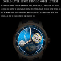 Haofa luxury men watch carrousel sapphire starry dial mechanical wristwatch