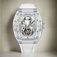 Bonest Gatti luxury automatic watch polar bear skeleton dial