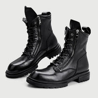 fashion luxury genuine leather designer british style handmade boots