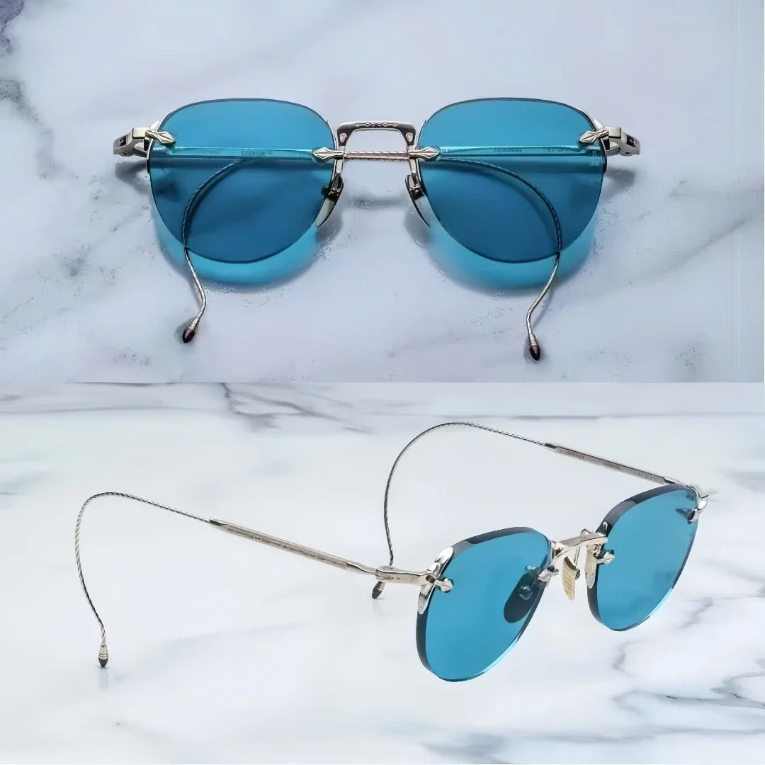 Jacques marie mage FAIRBANK fashion iconic trend sunglasses niche style rimless titanium