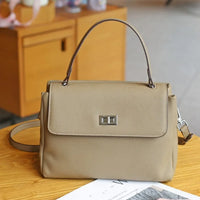 Designer ladies leather bag retro shoulder & crossbody office purse