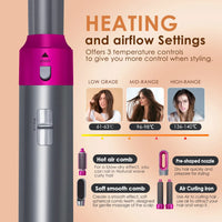 5 in 1 Hair set professional curling iron hair straightener styling