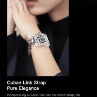 CIGA Design crystal love series elegant skeleton automatic watch for ladies